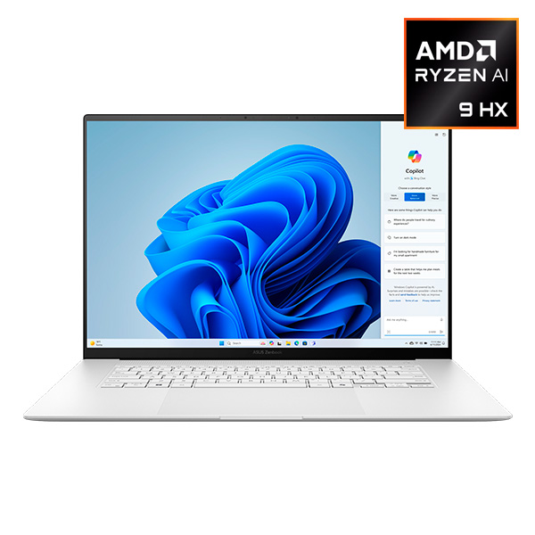 Ноутбук Asus Zenbook S 16 OLED UM5606WA-RK280W Ryzen AI 9-HX 370 32 GB / SSD 1TB / Radeon 890M Graphics / NO OS / Win11 / 90NB13M2-M00H20 - фото 2